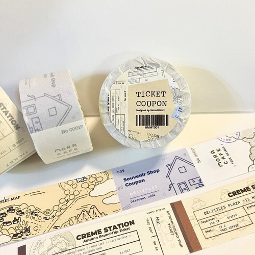 Hatsu Midori Paper Tape  - Ticket Coupon