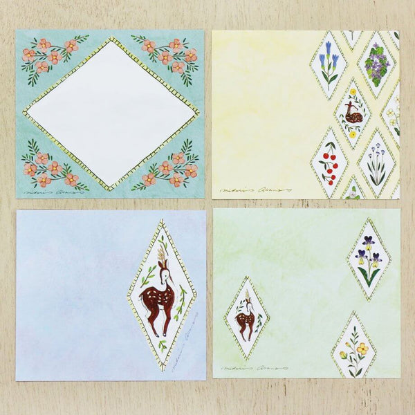 Midori Asano Memo Block - Deer Dream – Sumthings of Mine
