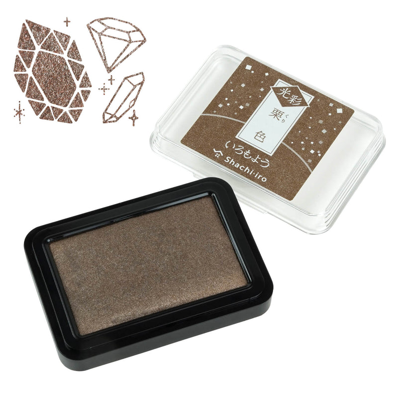 Shachihata Iromoyo Kousai Shimmer Ink Pad