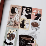 misshoegg Sticker Sheet - Drink a cup of coffee