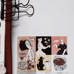misshoegg Sticker Sheet - Drink a cup of coffee
