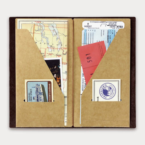 TRAVELER'S notebook Refill // 020 Kraft File (Regular)