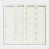 TRAVELER'S notebook Refill 2026 // Weekly Vertical (Regular)