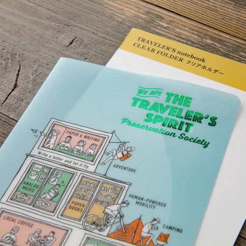 TRAVELER'S notebook 2026 Clear Folder (Regular)