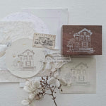 Cozy House Rubber Stamp