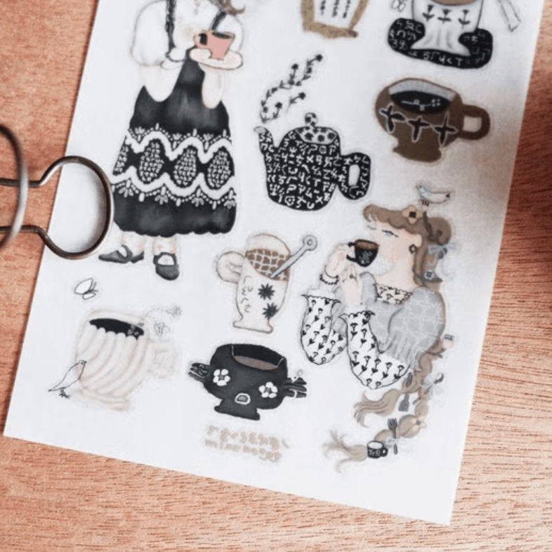 misshoegg Print-On Sticker - So much coffee