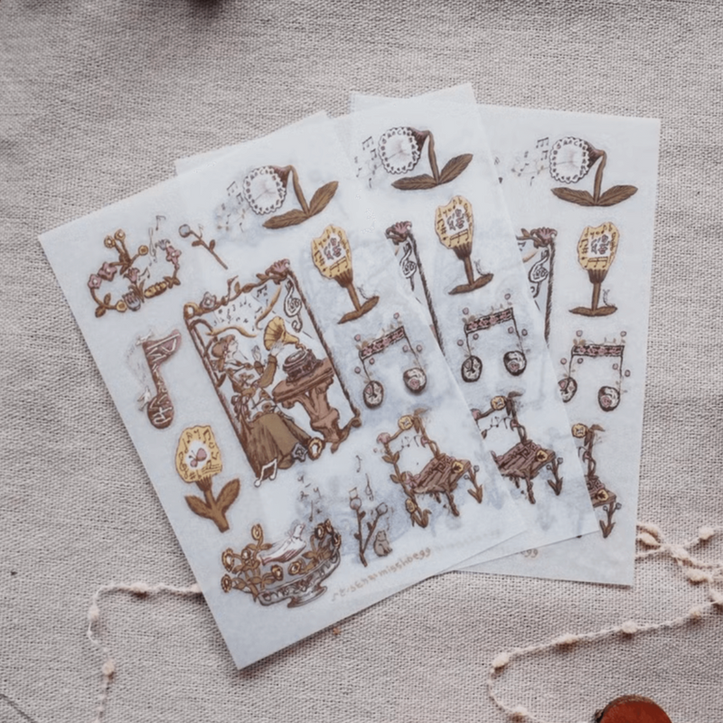 misshoegg Print-On Sticker - Melodies of Flowers