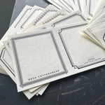 Oeda Letterpress Letterpress Sticker Set【Bronze・Black】