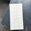 Oeda Letterpress Letterpress Sticker Sheet【FRAME / Sage Green】