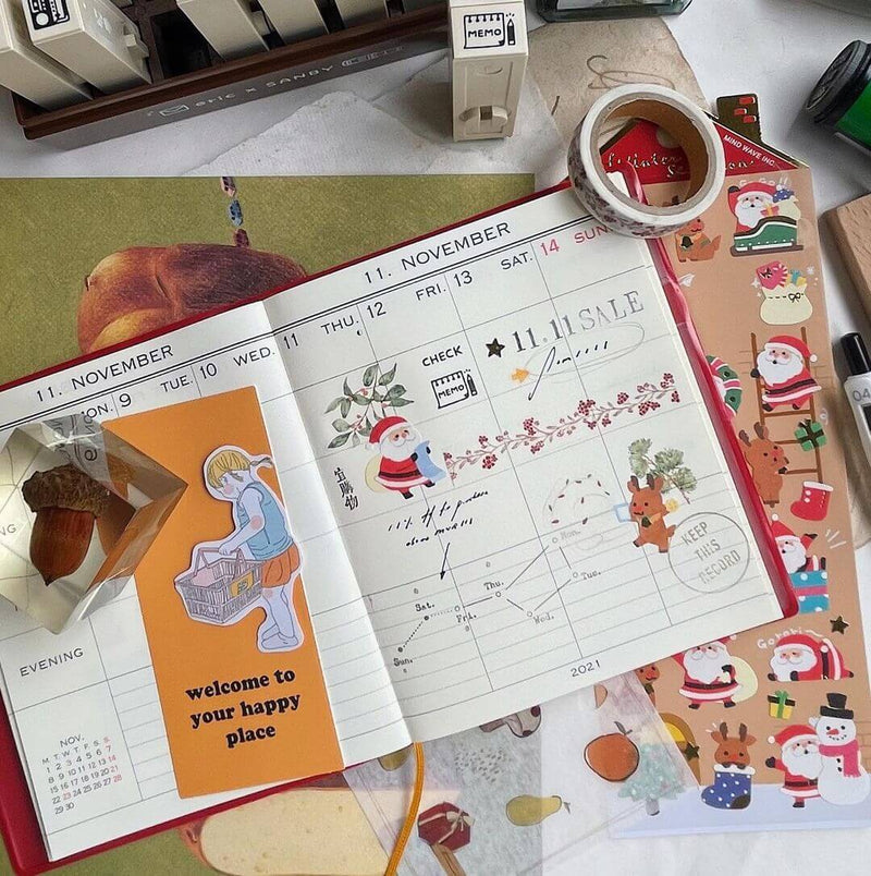 Hightide My Diary: Square Vertical Weekly Diary 2025