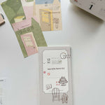 Minimalist Date Washi Sticker: 2025 Monthly Archival