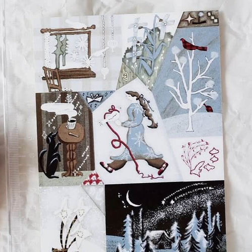 misshoegg Sticker Sheet - Snowy Days