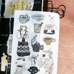 misshoegg Print-On Sticker - So much coffee