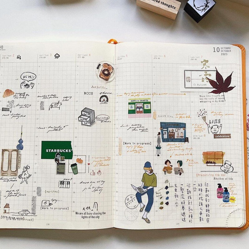 Rhodia Webplanner 2025 - Vertical Grid