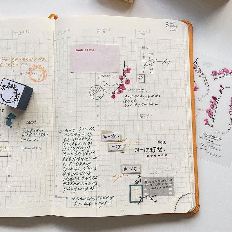 Rhodia Webplanner 2025 - Vertical Grid