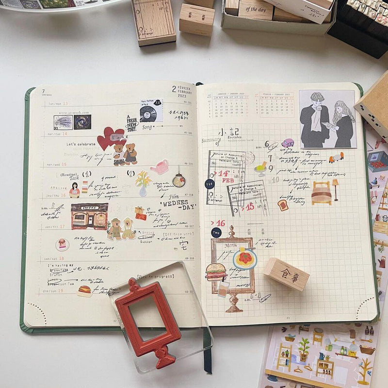 Rhodia Webplanner 2025 - Horizontal Grid