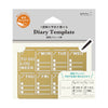 MD Diary Template Weekly Block