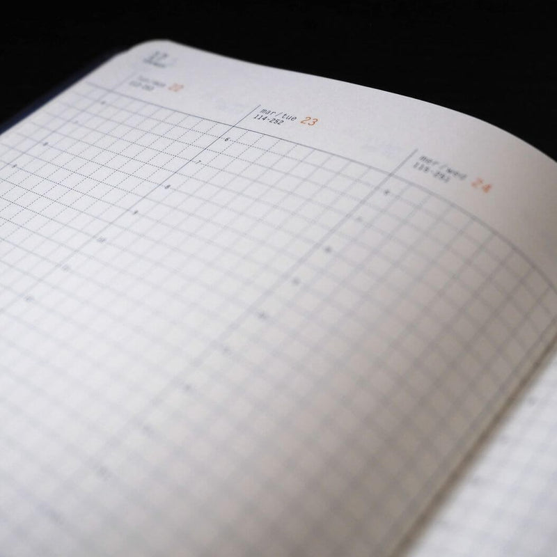 Rhodia Webplanner 2025 - Vertical Grid