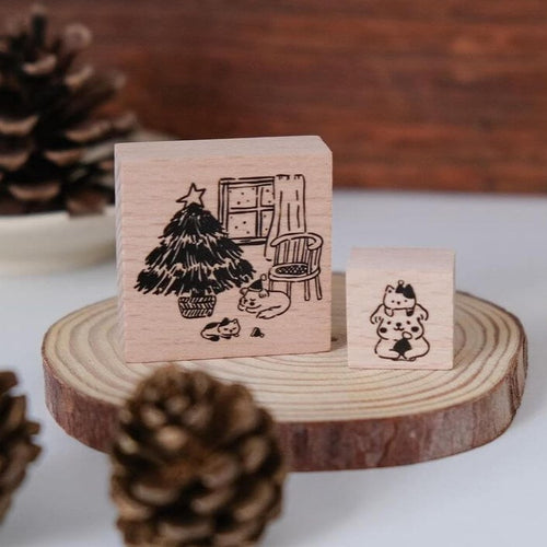 Cozy Home Rubber Stamp Set