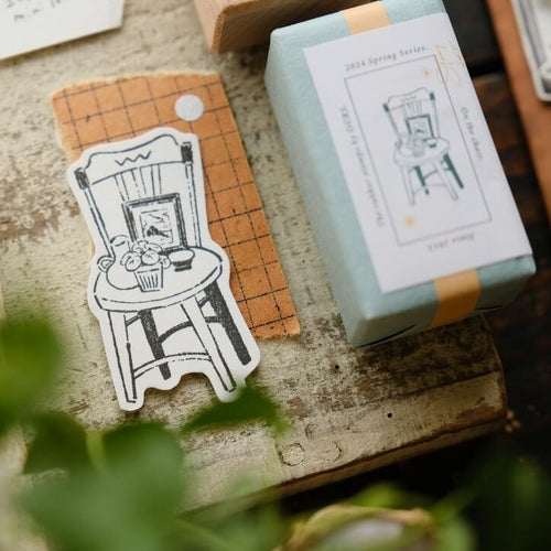 OURS Rubber Stamp - On the Chair