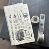 Oeda Letterpress 10th Anniversary Letterpress Sticker Sheet【LETTERPRESS】