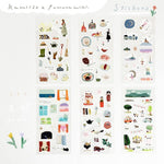 Miki Tamura [My Favorite] Washi Sticker - Marché (Market)
