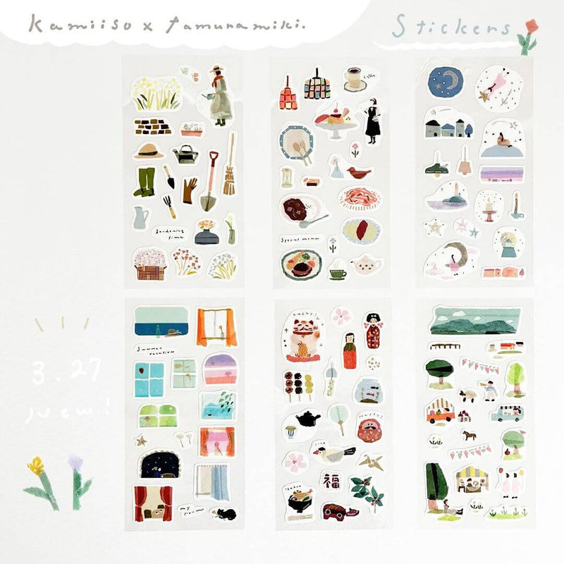 Miki Tamura [My Favorite] Washi Sticker - Marché (Market)