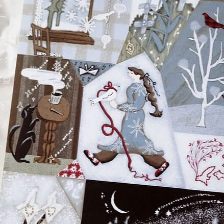 misshoegg Sticker Sheet - Snowy Days