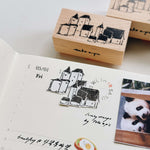 Minimalist Date Washi Sticker: 2025 Monthly Archival