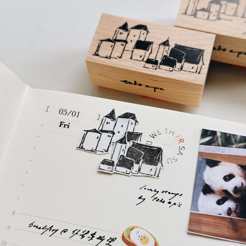 Minimalist Date Washi Sticker: 2025 Monthly Archival