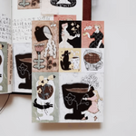 misshoegg Sticker Sheet - Drink a cup of coffee