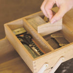 Classiky Chestnut Wooden Sewing Box