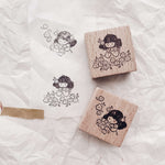 msbulat Rubber Stamp - Counting life's bouquets