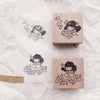 msbulat Rubber Stamp - Counting life's bouquets