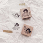 msbulat Rubber Stamp - Counting life's bouquets