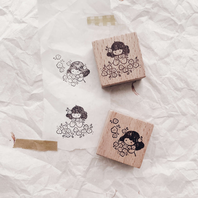 msbulat Rubber Stamp - Counting life's bouquets