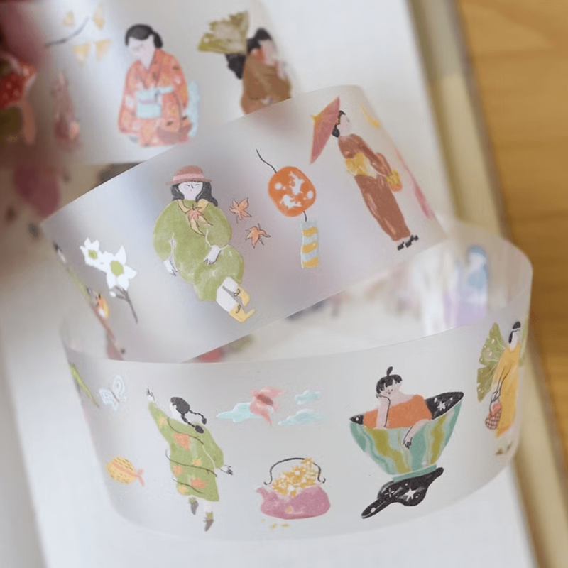 teayou PET Tape: Autumn Fairies