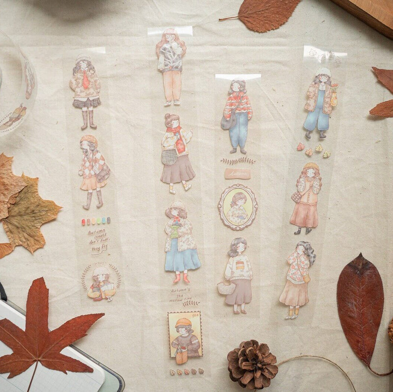 shō Little Happiness PET Tape - Autumn Girls