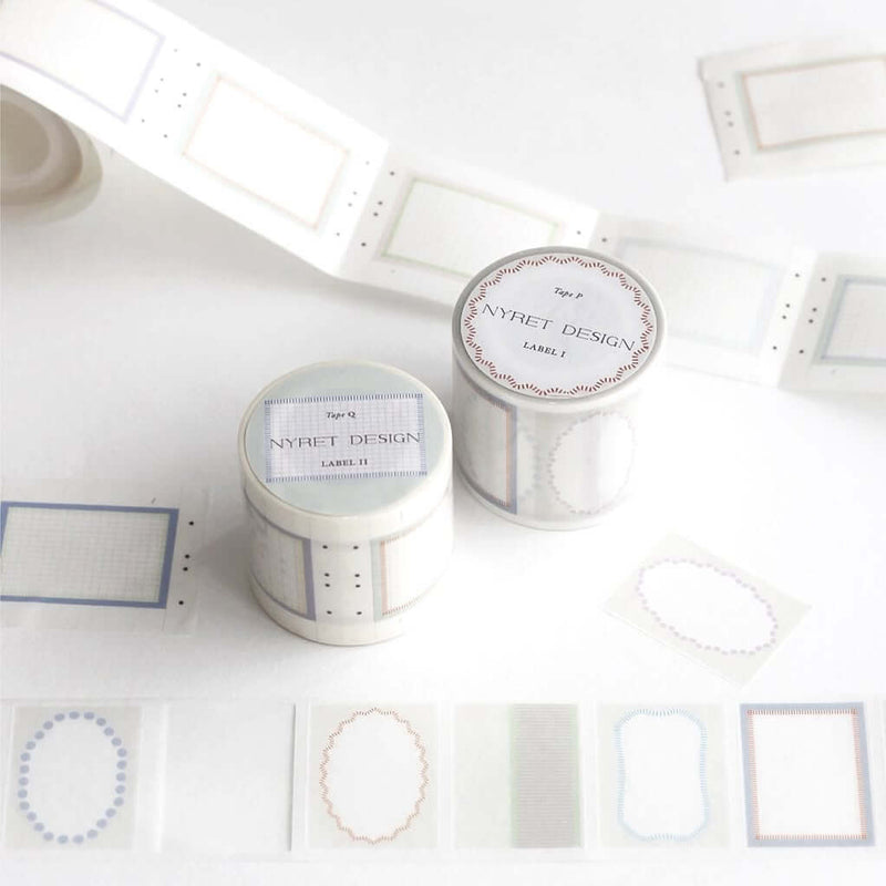 nyret Washi Tape: P - Label I