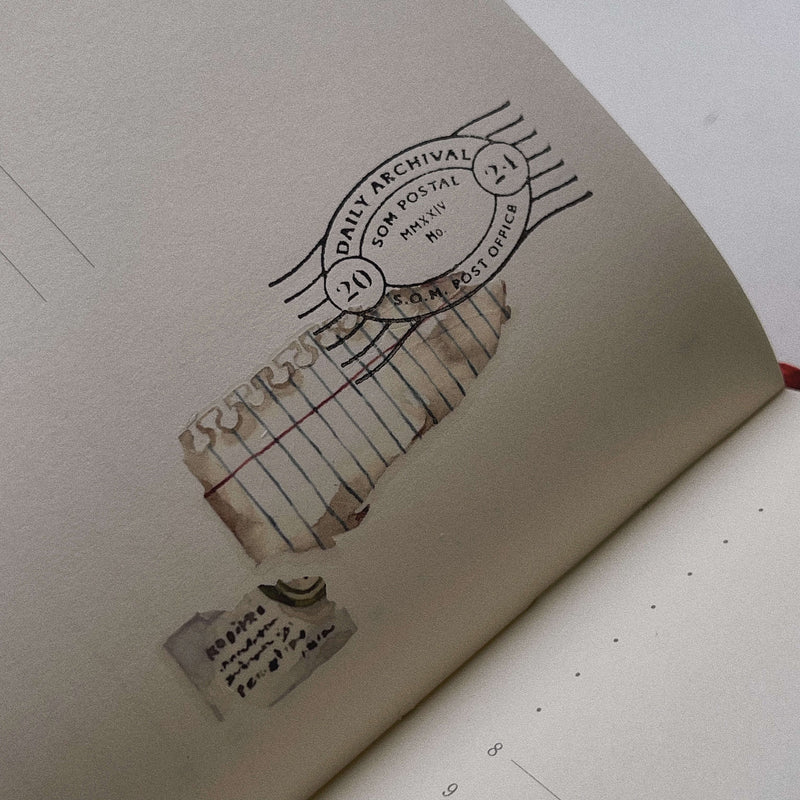 Postmark Rubber Stamp - Dates