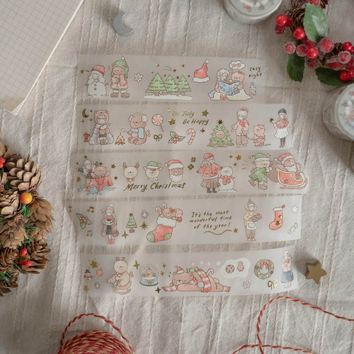 shō Little Happiness PET Tape - Beary Christmas