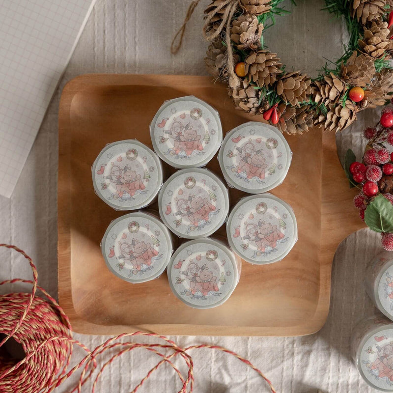 shō Little Happiness PET Tape - Beary Christmas