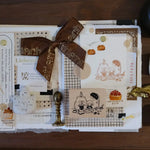Bear & Girl Rubber Stamp: Blissful Days