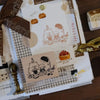 Bear & Girl Rubber Stamp: Blissful Days