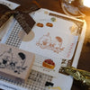 Bear & Girl Rubber Stamp: Blissful Days