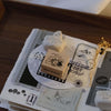 Bear & Girl Rubber Stamp: Where Next? / Here We Go!