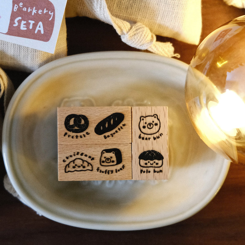 Bearkery Rubber Stamp Set