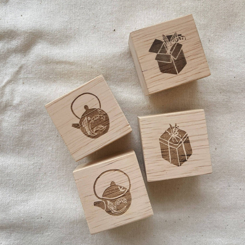 som studio x Jesslynnpadilla Rubber Stamp - ii. Receiving Gift