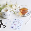 MU Crystal Print-On Sticker - 003 Blue roses