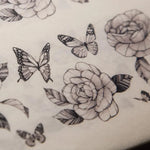 modaizhi Washi Tape - Camellia (Black & Brown)